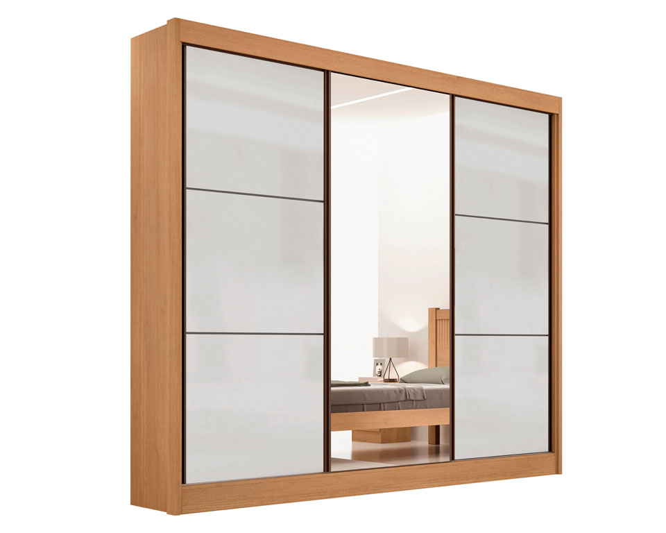 Roupeiro Cristal 3 Portas - Imagem 3