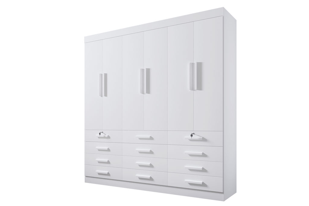 Roupeiro Mônaco 6 Portas - Imagem 6