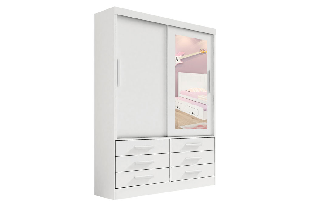 Roupeiro Meridian 2 Portas - Imagem 2